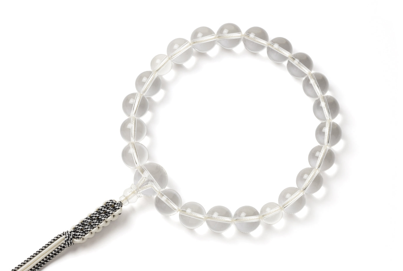 水晶20玉単念珠共仕立