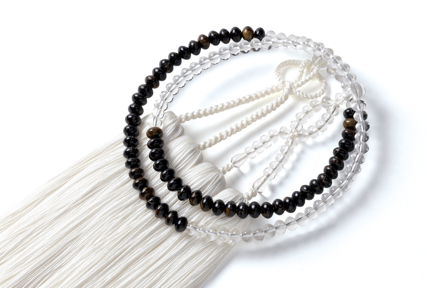 水晶・海松尺二寸みかん玉半装束念珠 浄土真宗