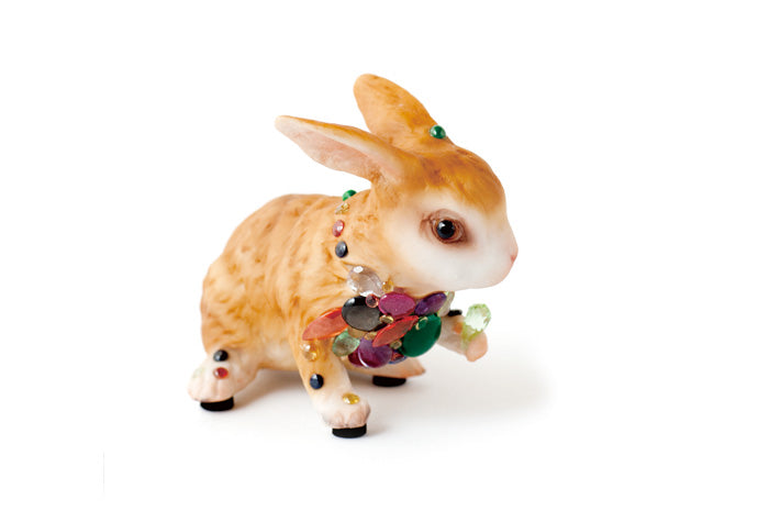 銭屋干支<卯>うさぎ薄茶/白