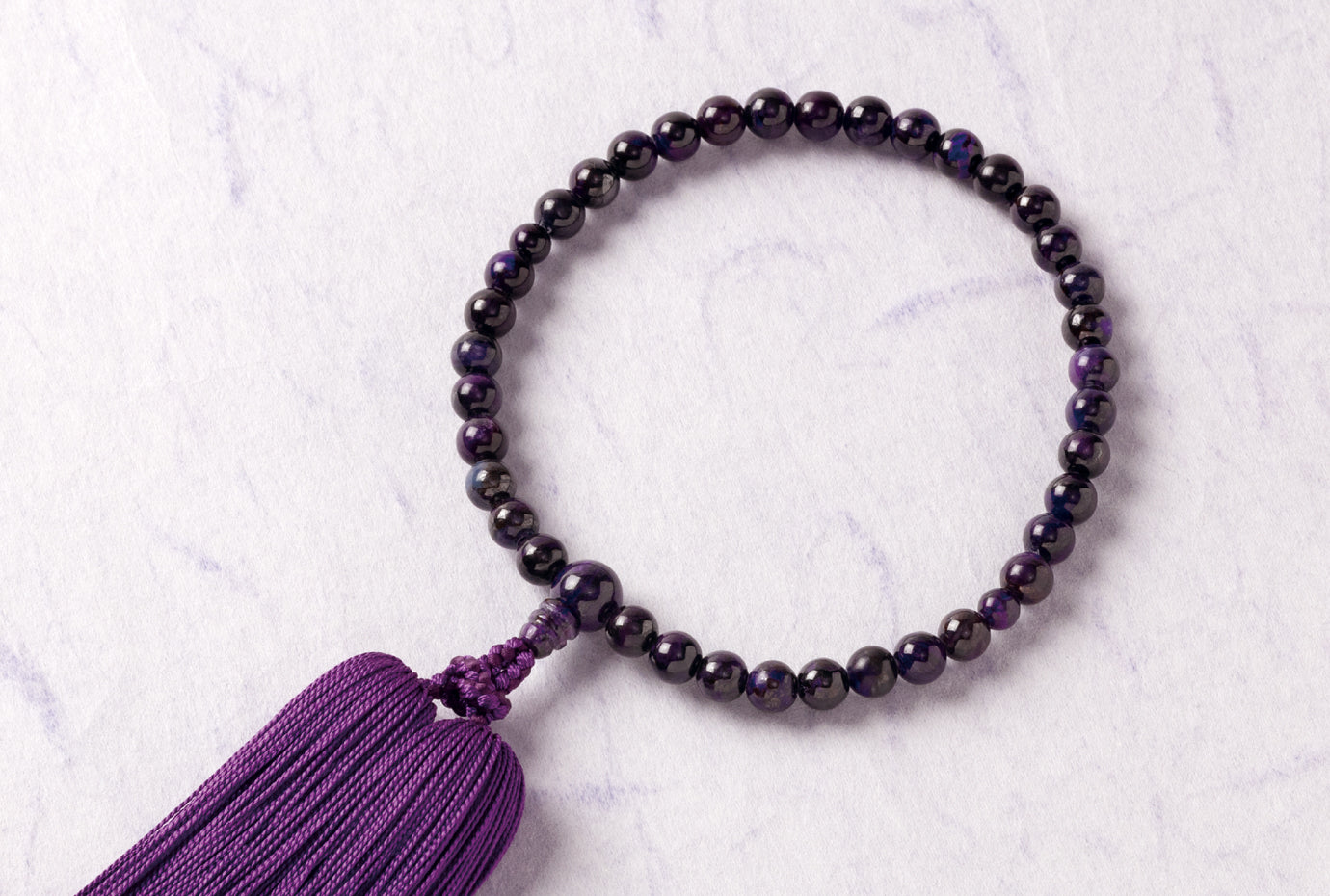 スギライト7ミリ単念珠共仕立