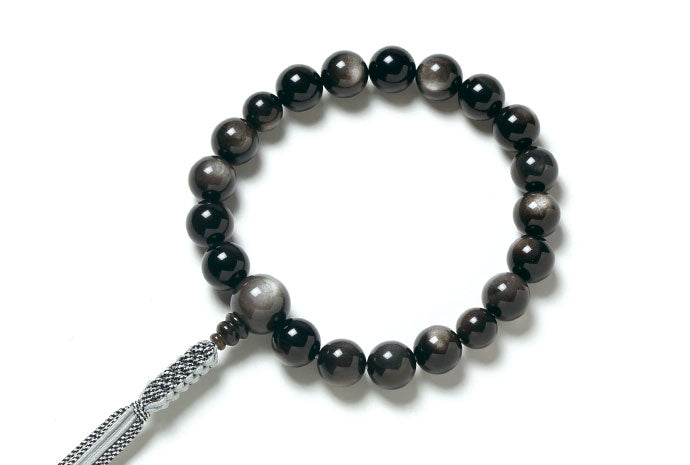 黒曜石18玉単念珠共仕立