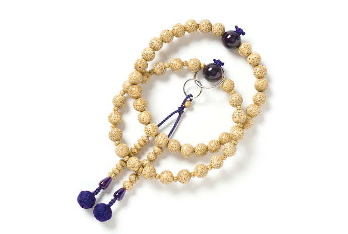 星月菩提樹三万浄土珠数紫水晶仕立