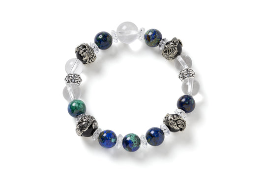 アズロマラカイト１０ミリ四神ブレス