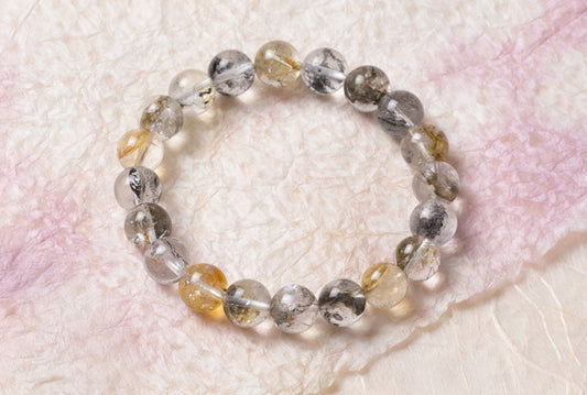 ハーキマ－クオーツ１０ミリブレス共仕立